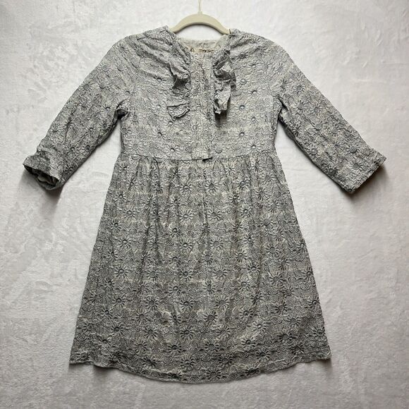 Pete & Greta Johnny Was Ruffle Dress Women’s S Silk Baby Doll Coquette Cottage - Picture 1 of 9